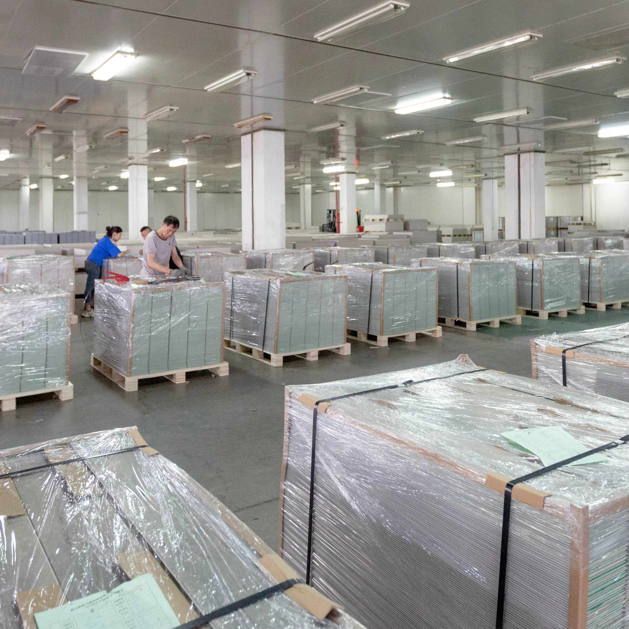 SPC flooring production line